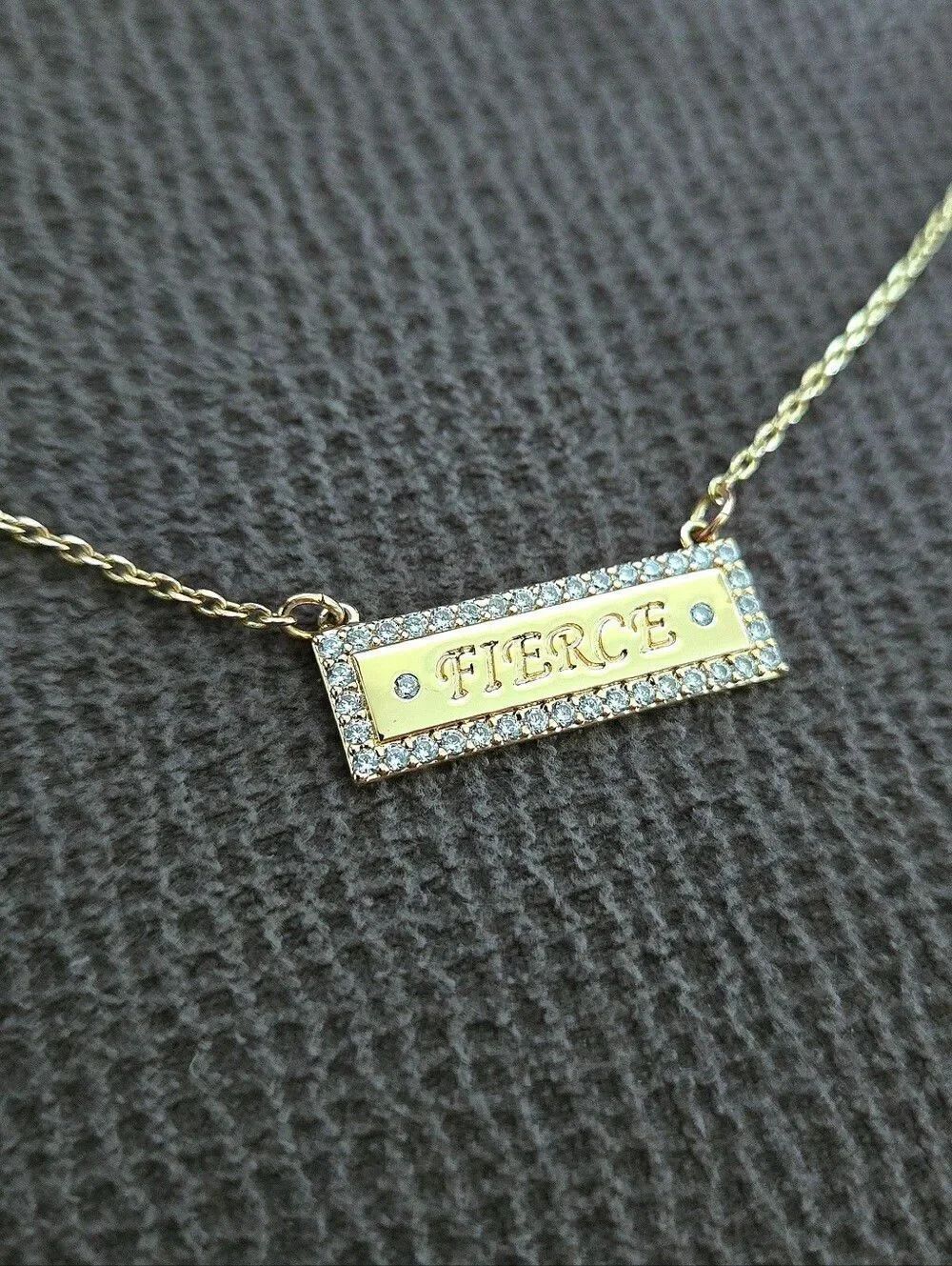 Lulu DK "Fierce"💪 Stationary Bar Necklace - Picture 8 of 16